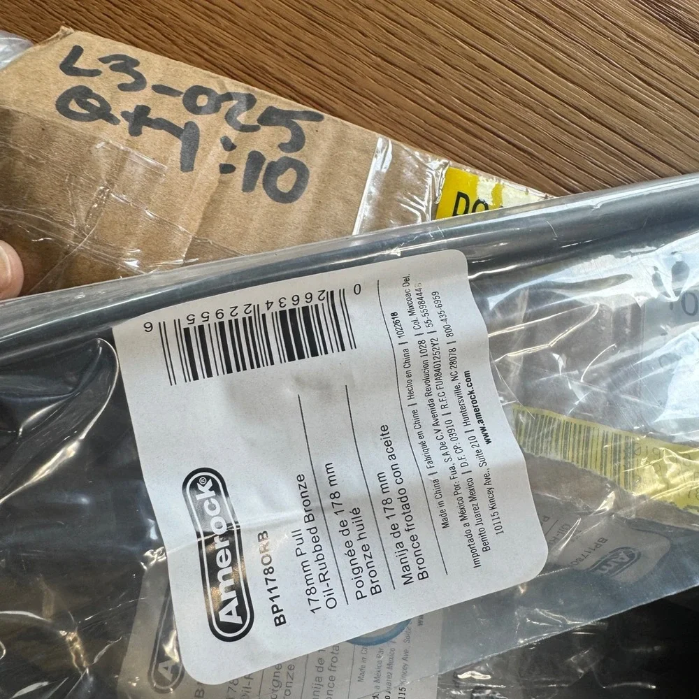 Amerock BP1178ORB 7 Inch Bar Cabinet Pull Oil Rubbed Bronze 9-3/8